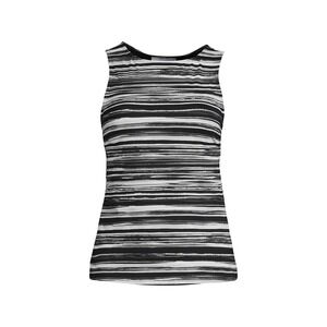 Lands' End Chlorine Resistant High Neck UPF 50 Modest Tankini Swimsuit Top 10P